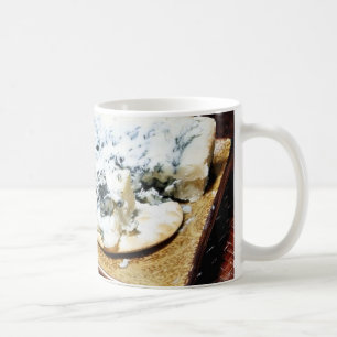 Cabrales ädelost med lövinpackning kaffemugg