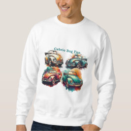 Cabrio Bug Fan – Vibrant Retro Oldtimer Design Lång Ärmad Tröja