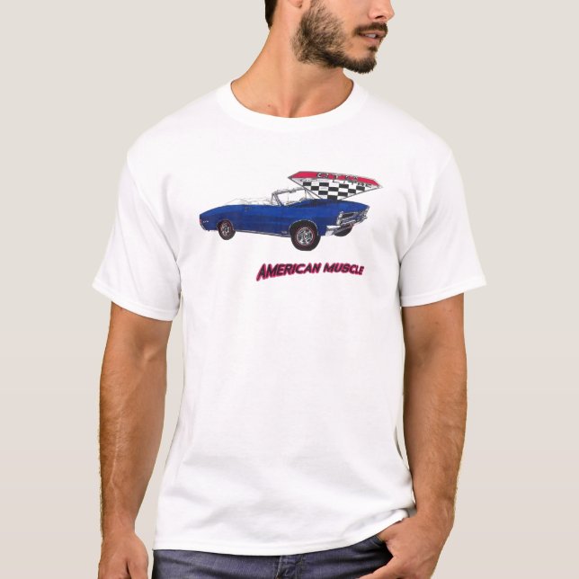 Cabriolet för 1965 GTO T Shirt (Framsida)