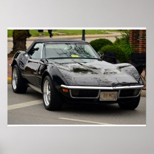 Cabriolet för 1969 C3 Corvette Poster