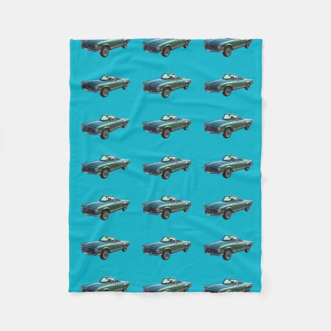 Cabriolet för SL för Mercedes Benz 280 Fleecefilt (Framsidan)