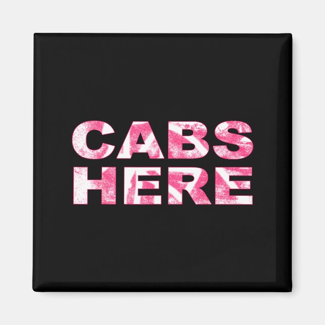 Cabs Here Gym Tan Laundry New Jersey Gtl Garden  Magnet (Framsidan)