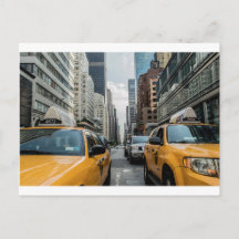 Cabs i New York Taxi i staden