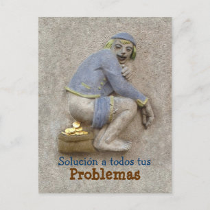 Caca de Oro ~ Tarjeta Postal / Invación Inbjudan Vykort