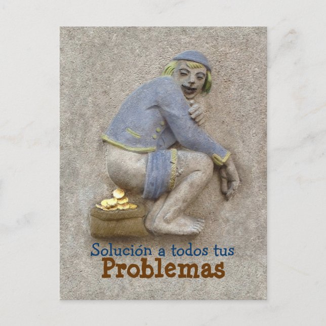 Caca de Oro ~ Tarjeta Postal / Invación Vykort (Framsida)