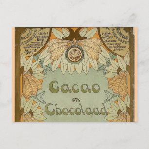 Cacao en Chocolaad Dutch Chocolate 1900 Vykort