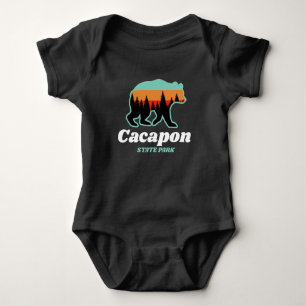 Cacapon Resort State Park Väster Virginia Bear Ret T Shirt