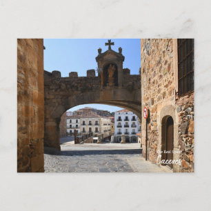Caceres båge, Spanien Vykort