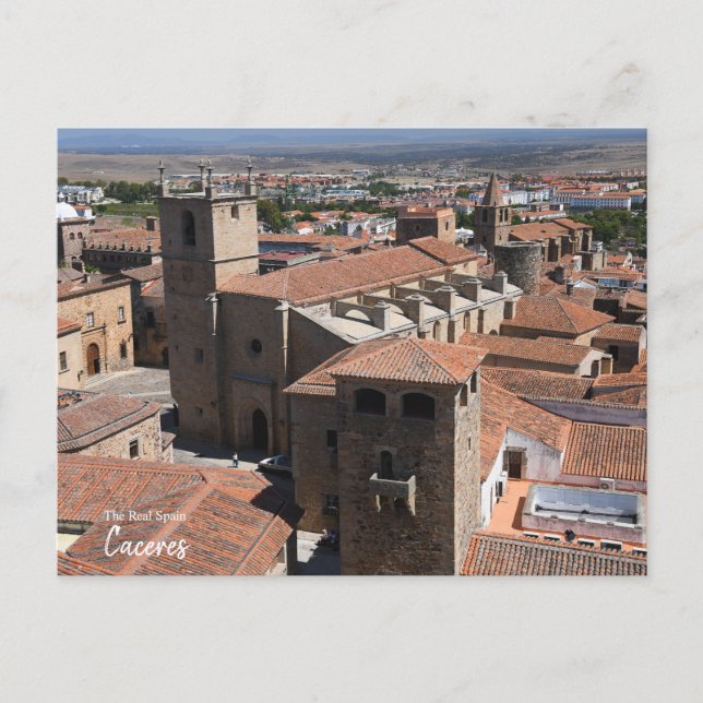 Caceres Stonwork, Spanien Vykort (Framsida)