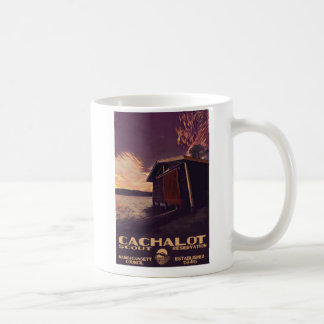 Cachalot WPA-Stil mugg