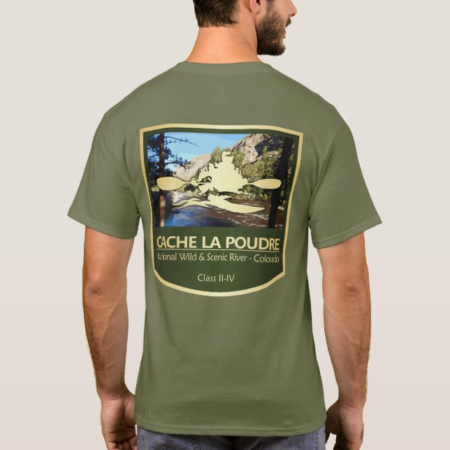 Cache la Poudre (PFK) T Shirt (Baksida)