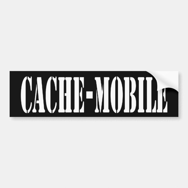 Cache-Mobil bildekal (Framsidan)