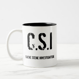 Cacheplatsutredning, C.S.I. Två-Tonad Mugg