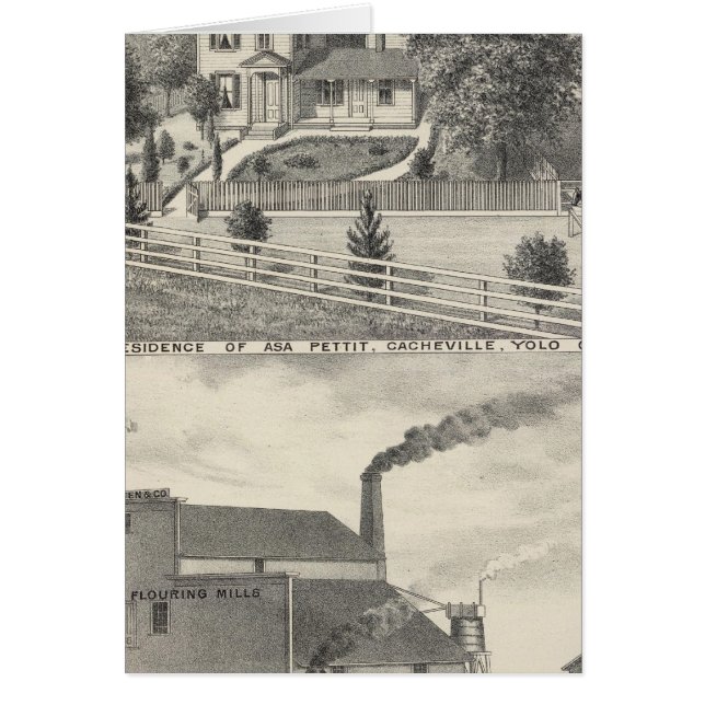 Cacheville res, Madison-fabriken Hälsningskort (Framsidan)