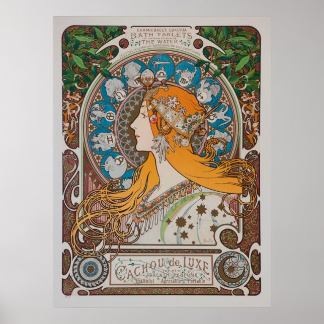 Cachou De Luxe Vintage affisch (Framsidan)