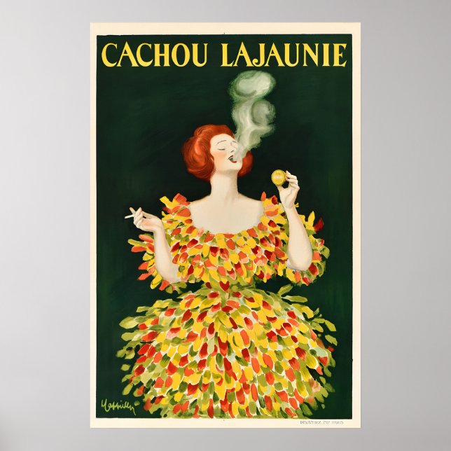 Cachou Lajaunie - Vintage Poster - Cappiello (Framsidan)