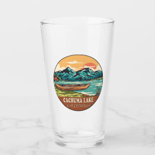 Cachuma Sjö California Boating Fishing Emblem Glaskopp