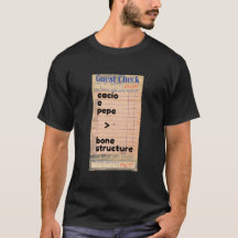 Cacio E Pepe > Benstruktur T-Shirt