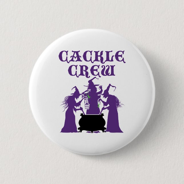 Cackle Crew Medieval Halloween Witch Witches Knapp (Framsida)