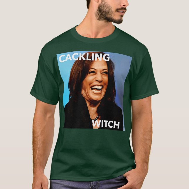 Cackling Kamala T Shirt (Framsida)