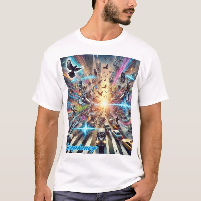 Cacophoney T Shirt (Framsida)