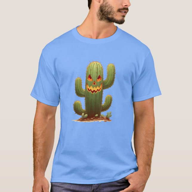 Cact O'Lantern T Shirt (Framsida)