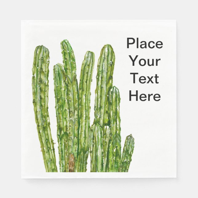 Cacti 2 Napkin Pappersservett (Framsidan)