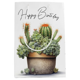 Cacti-anläggningar från födelsedagen i Pot