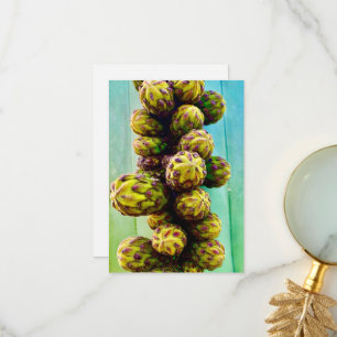 Cacti-blomsterkort - blank insida tack kort