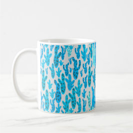 Cacti blue mugg