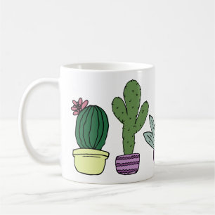 Cacti Cacti Cacti Cute Cactus Succulated Poften Pl Kaffemugg