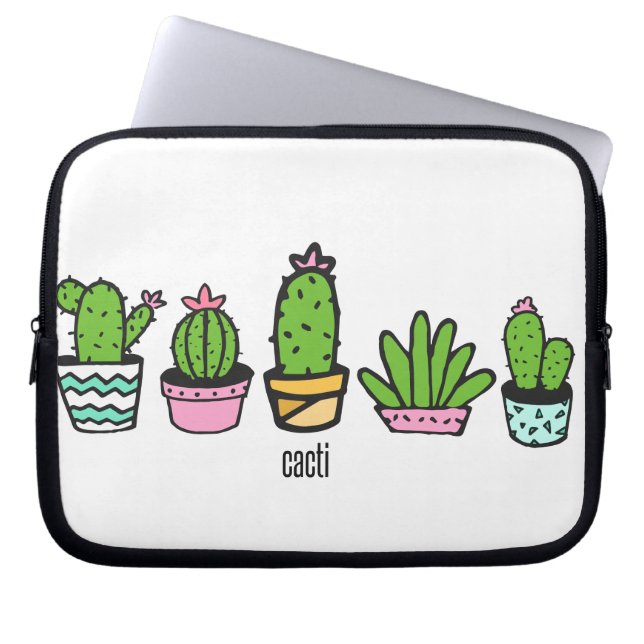 cacti-gruppering laptop fodral (Framsidan)