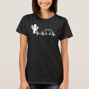 Cacti Heartslag Saguaro Cactus Heart Beat Pride T Shirt