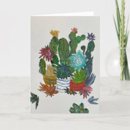 Cacti in Pots Tack Kort