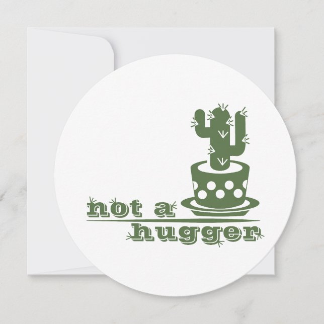 Cacti Inte en kramare kaktus roliga att säga (Framsida)