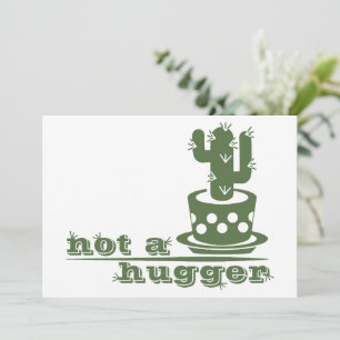 Cacti Inte en kramare kaktus roliga att säga Julkort