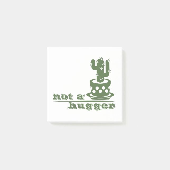Cacti Inte en kramare kaktus roliga att säga Post-it Block (Framsida)