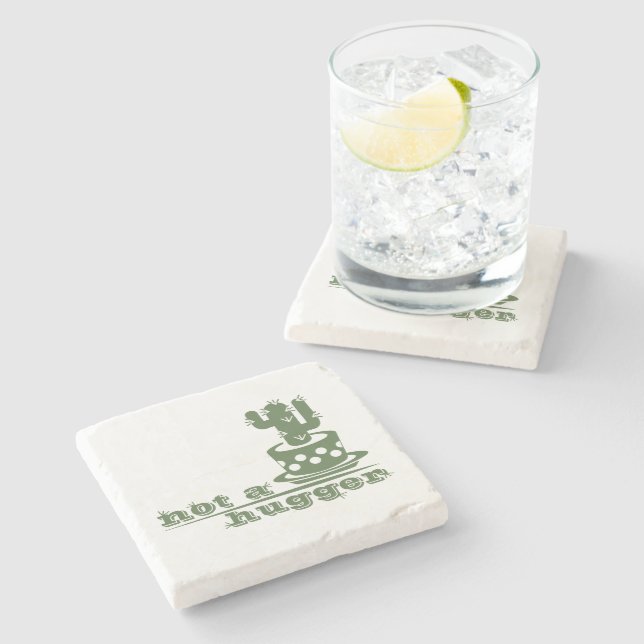 Cacti Inte en kramare kaktus roliga att säga Stenunderlägg (Sidan)