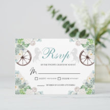 Cacti Mint Grönt Western Quinceanera OSA kort