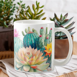Cacti och Succult Kaffemugg