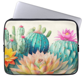 Cacti och Succult Laptop Fodral