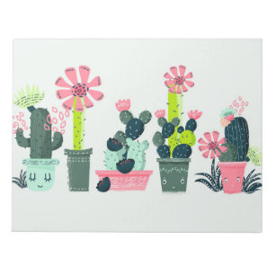 Cacti på Grönt Anteckningsblock