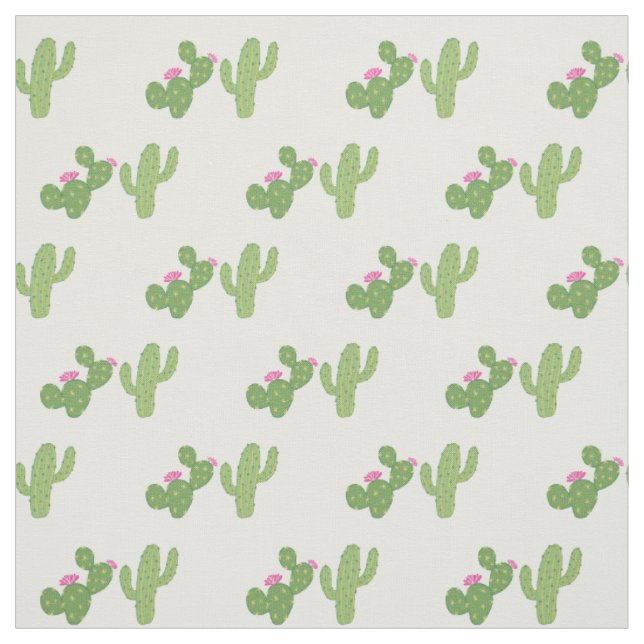 Cacti par mönster tyg (Provkarta)