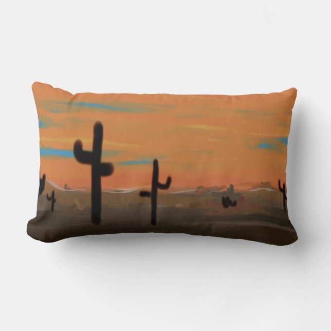 Cacti Pillow Lumbarkudde (Framsida)