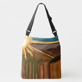 Cacti Southwest Abstrakt Art Axelväska