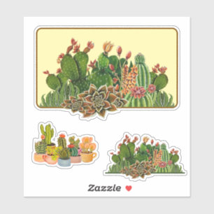 Cacti Specialty Klistermärken