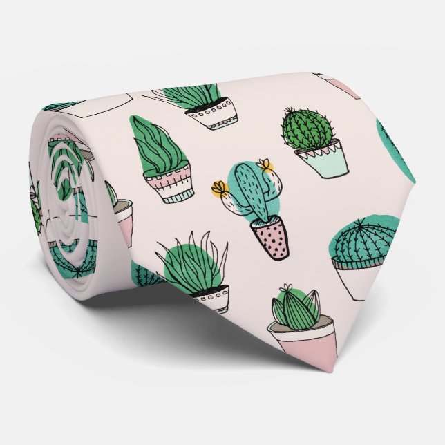 Cacti succulations-kärna mönster slips (Rullad)
