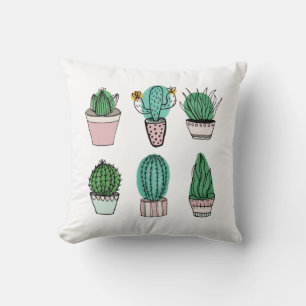 Cacti succulations-krukväxter kudde
