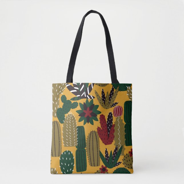 Cacti & Succulents: Vintage Tygkasse (Framsida)