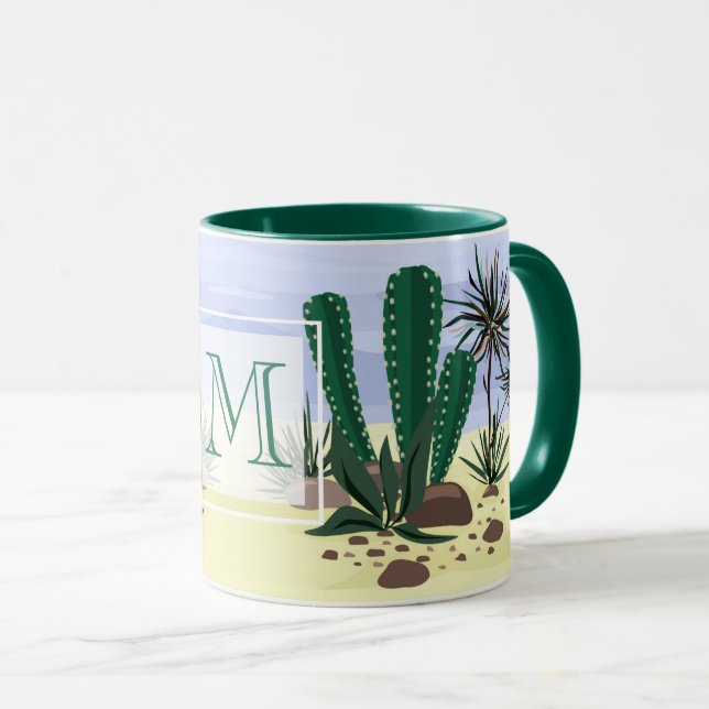 Cacti, suckulenter. mugg (Framsida höger)